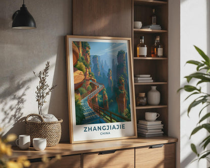 Zhangjiajie Poster - WanderWall
