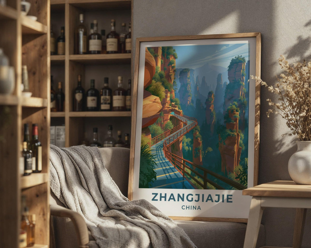 Zhangjiajie Poster - WanderWall