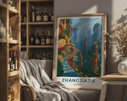 Zhangjiajie Poster - WanderWall