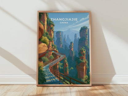 Zhangjiajie Poster - WanderWall
