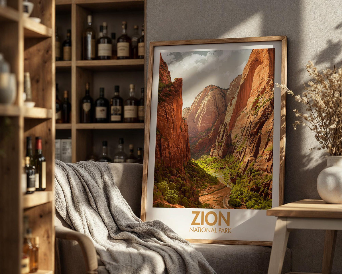 Zion National Park Poster - WanderWall