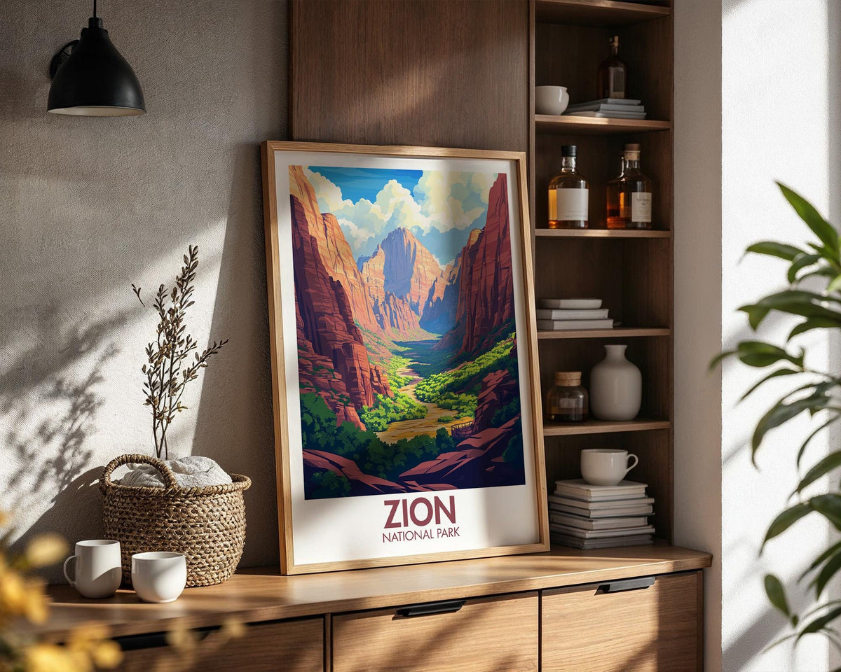 Zion National Park Poster - WanderWall