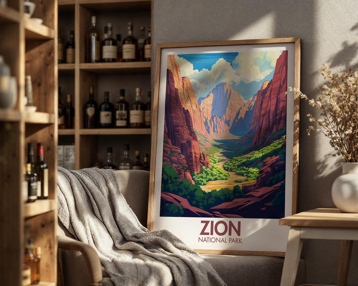 Zion National Park Poster - WanderWall