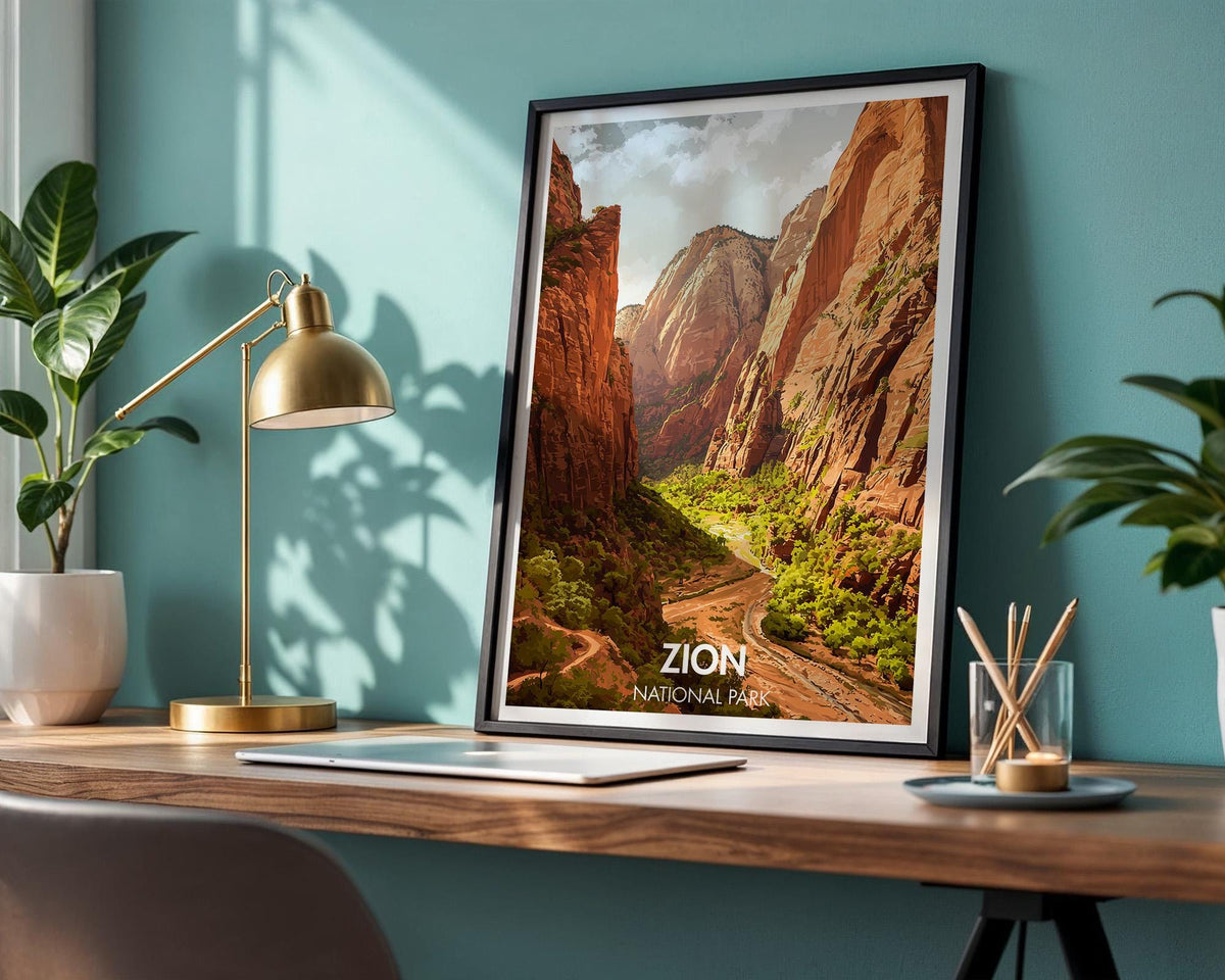 Zion National Park Poster - WanderWall