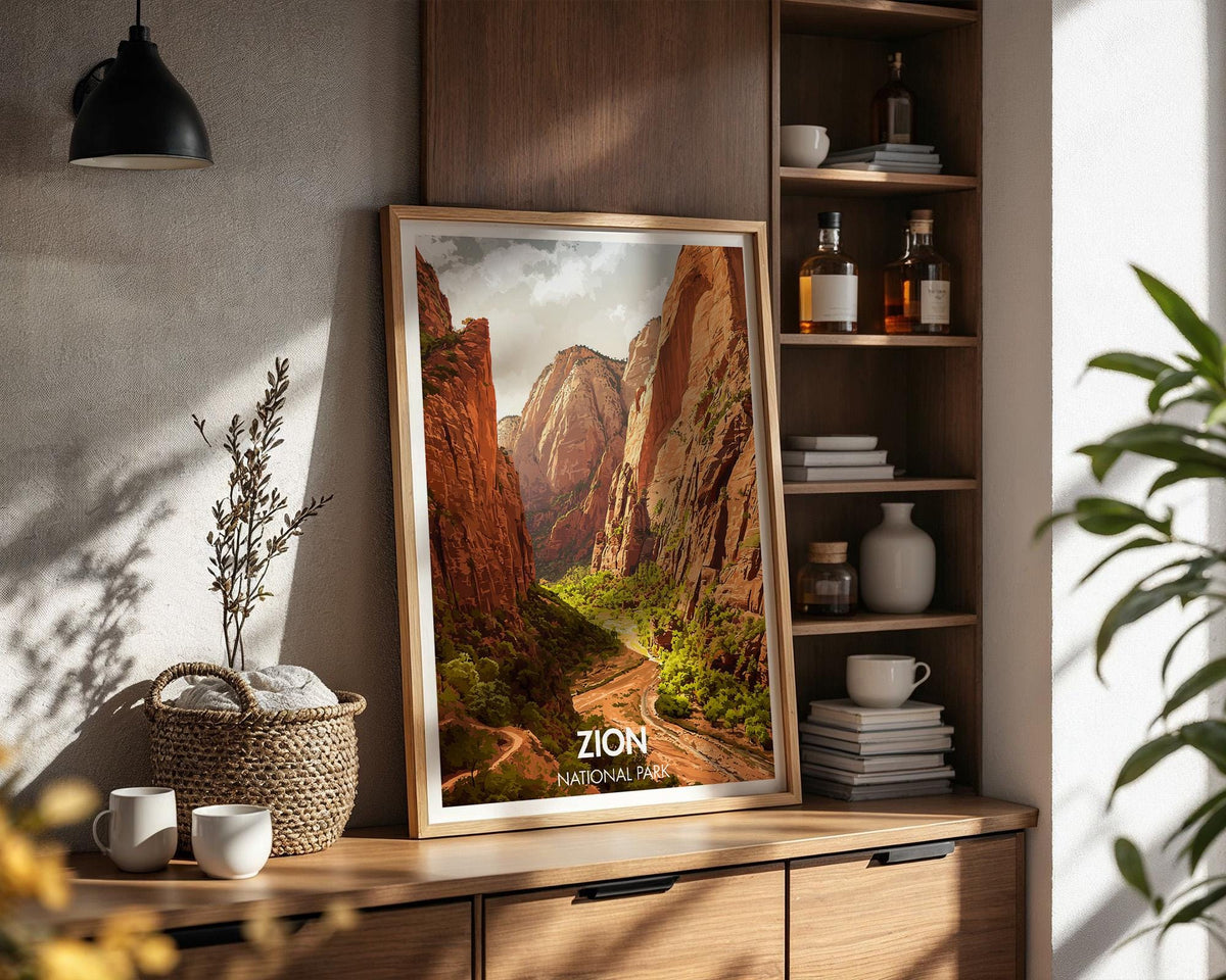 Zion National Park Poster - WanderWall