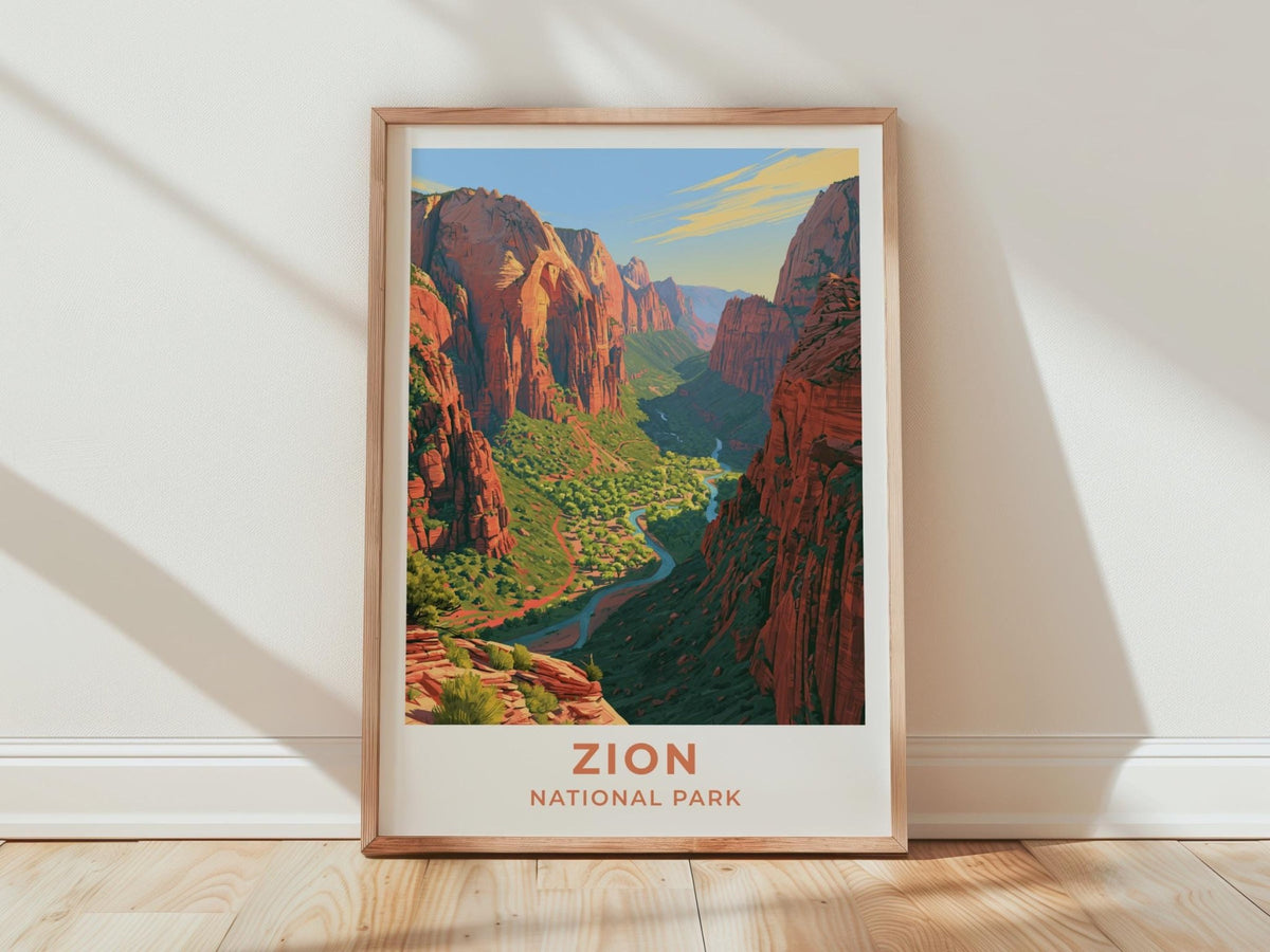 Zion Poster - WanderWall