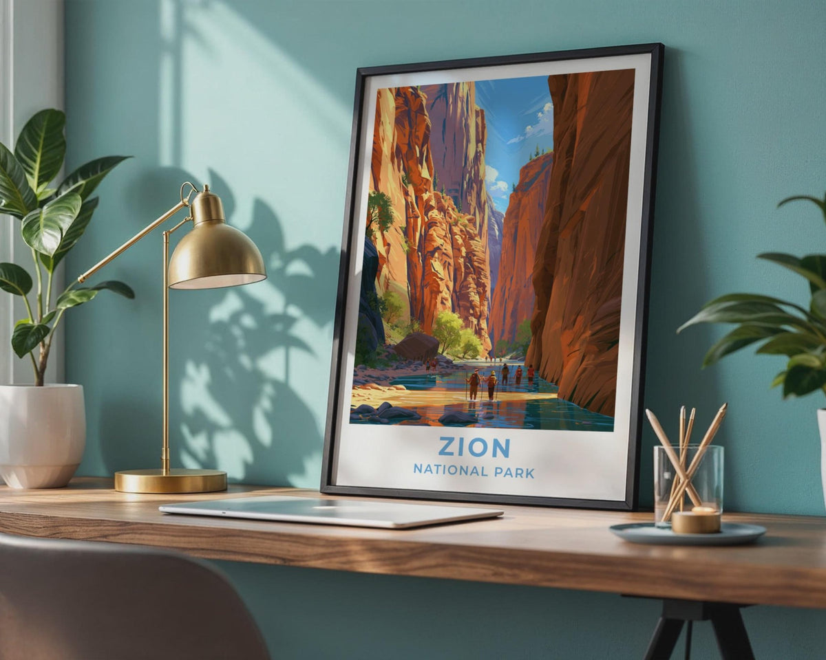 Zion Poster - WanderWall
