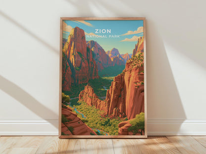 Zion Poster - WanderWall