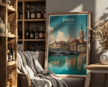 Zurich Poster - WanderWall