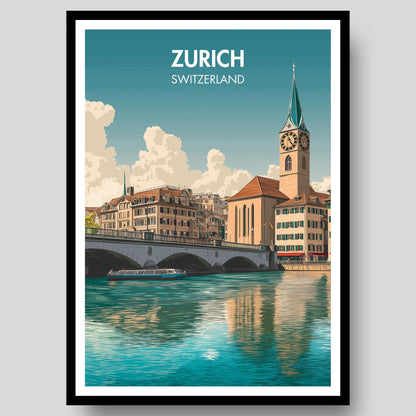 Zurich Poster - WanderWall