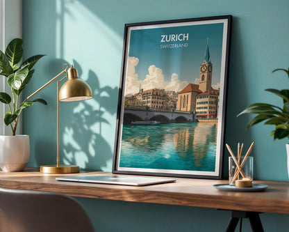 Zurich Poster - WanderWall